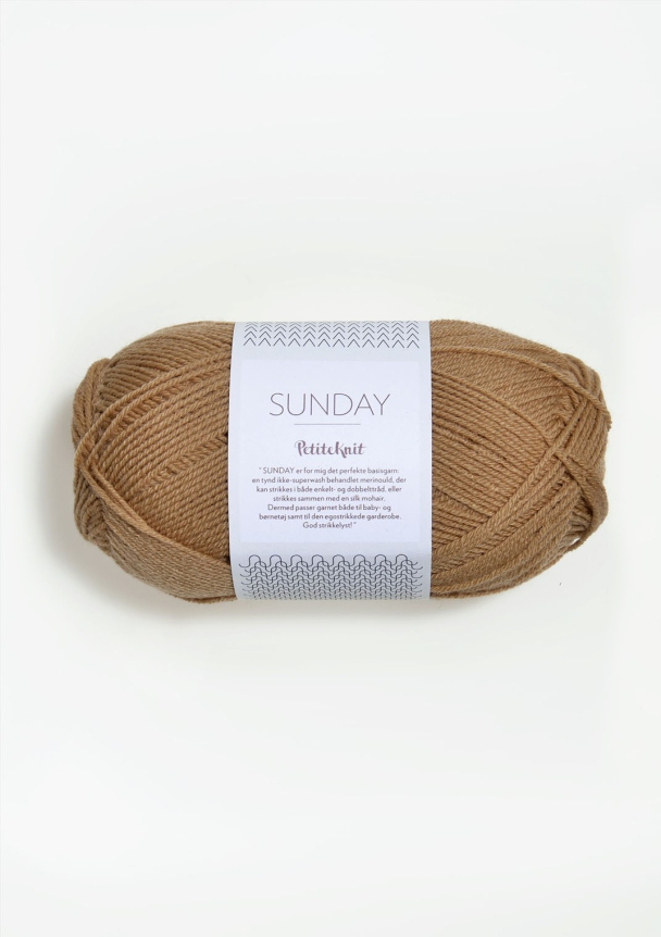Sunday Petite Knit 2542 Camel - Sandnes Garn