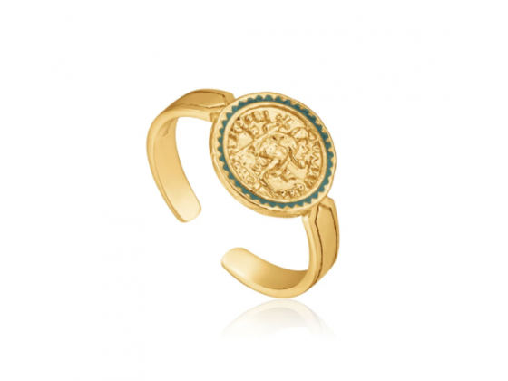 Gold Emperor Adjustable Ring