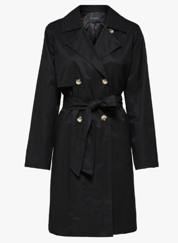 Weka Trenchcoat - Black - Image 2