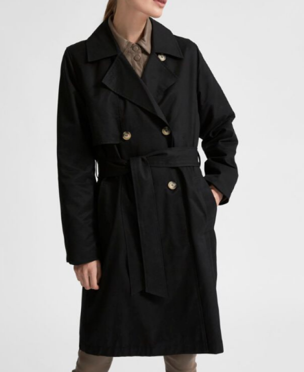 Weka Trenchcoat - Black - Image 3