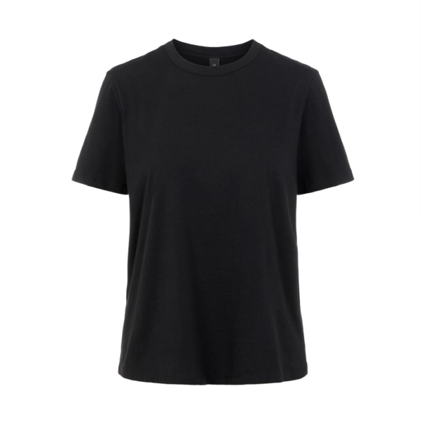 Sarita O-Neck Tee - Black