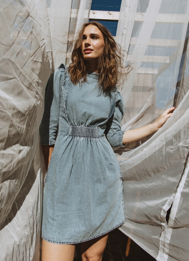 Amelia Dress - Ice Denim - Image 2