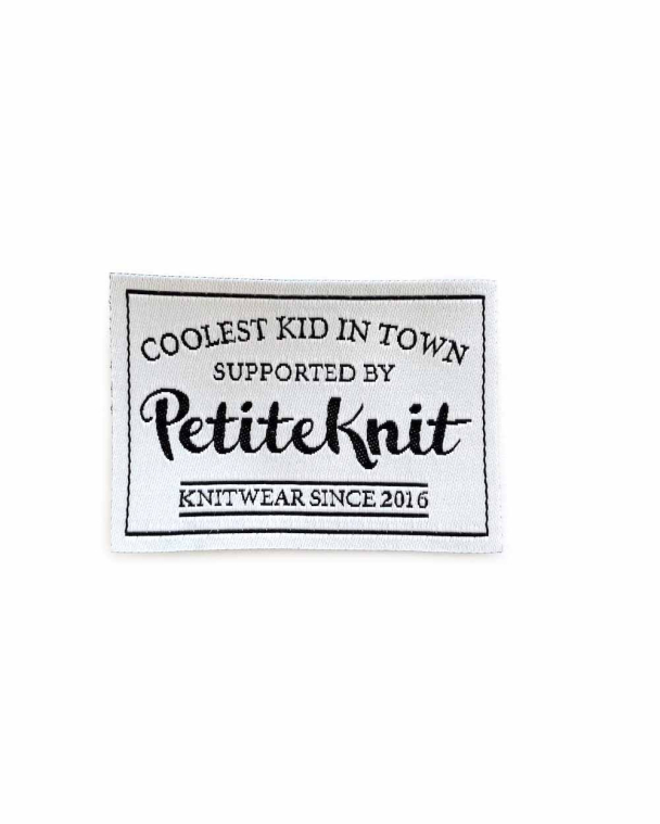 Merkelapp PetiteKnit - Coolest Kid in Town