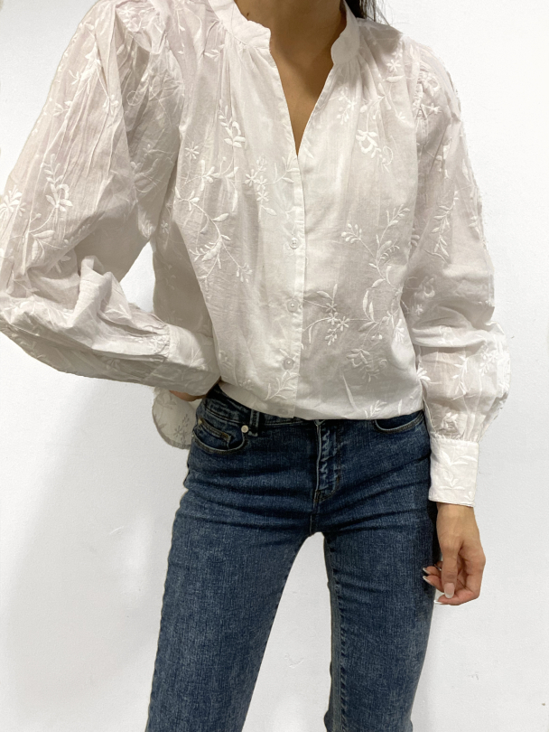 Siri Ivory Shirt - Image 1