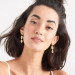 Gold Axum Mini Hoop Earrings