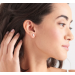 Opal Colour Gold Stud Earrings