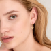 Gold Midnight Star Huggie Hoop Earrings