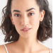 Gold Modern Chain Stud Earrings