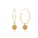 Gold Boreas Hoop Earrings