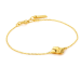Gold Crush Square Bracelet