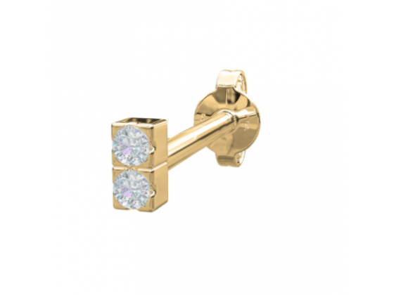 14.kt - 2 diamanter 