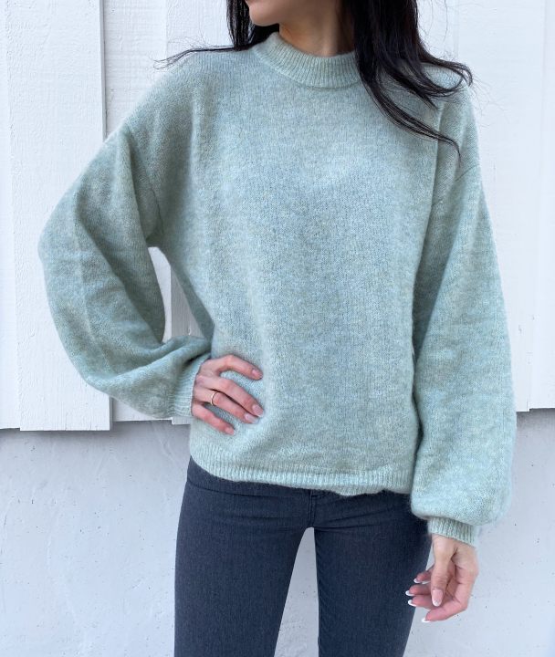 Debbie Pullover - Sky Gray Melange - Image 1