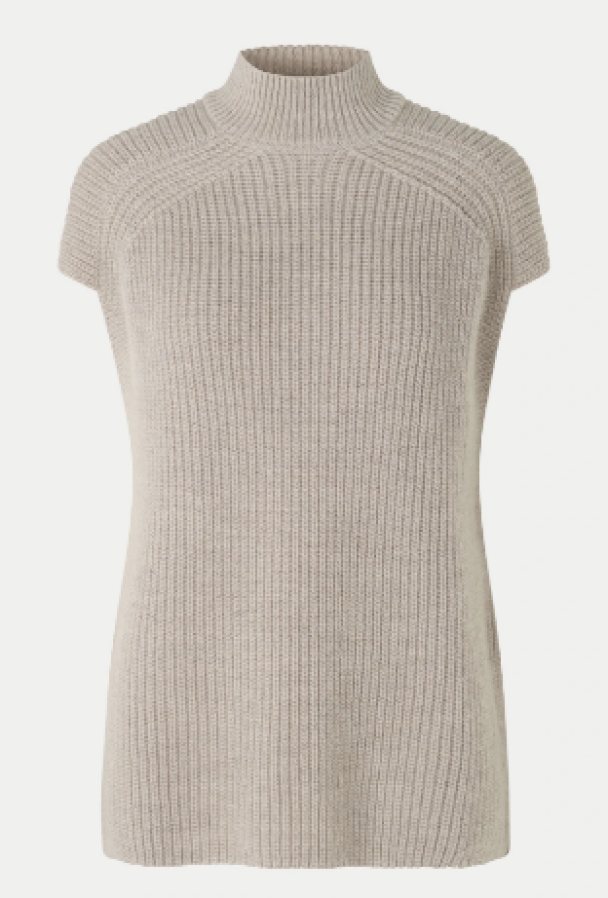 Belle Knit New Vest - Cement - Image 2