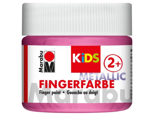 Marabu KIDS Finger Paint 100ml – Metallic Rose Pink