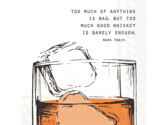"Good Whiskey" cocktailserviett