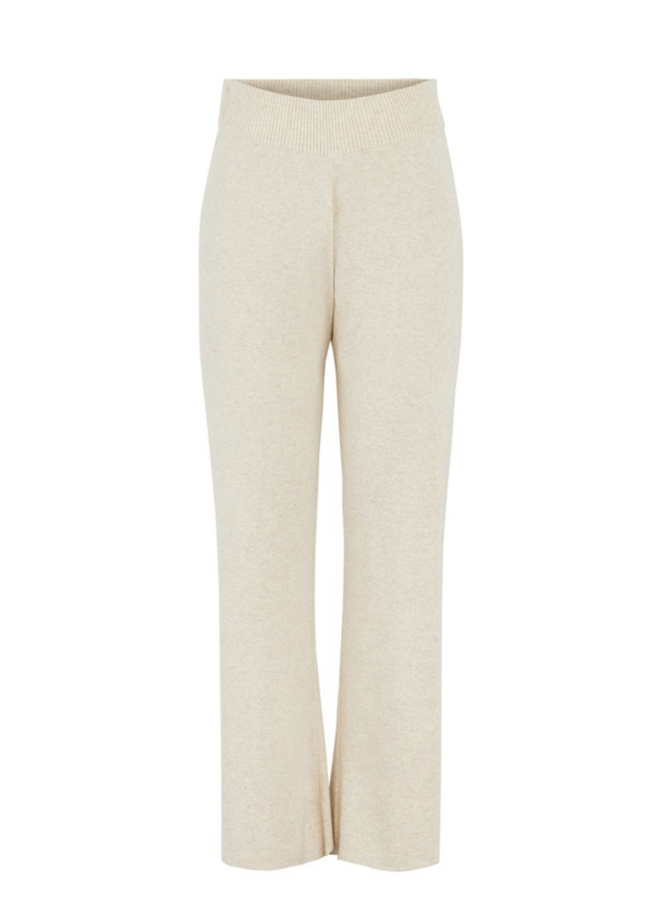 Assi Knit Pant - Eggnog/Melange - Image 2
