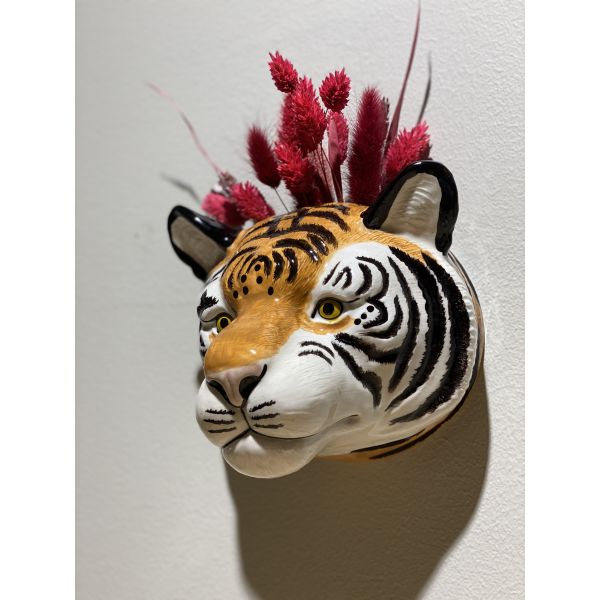 Tiger veggvase - Quail Ceramics 
