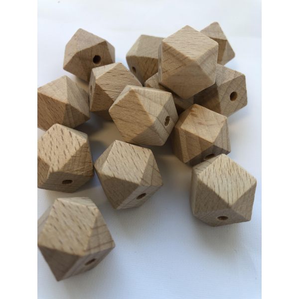 Hexagon beec wood - 16mm