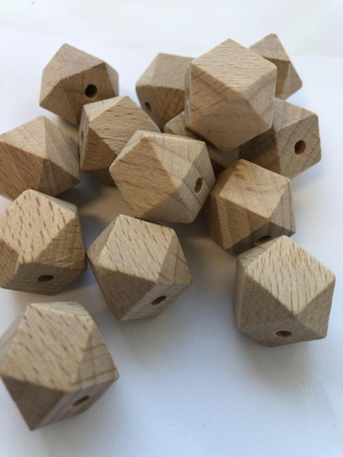 Hexagon beec wood - 16mm
