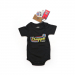 BOBBY BOLT IT'S A CHOPPER BABY BODYSUIT BLACK