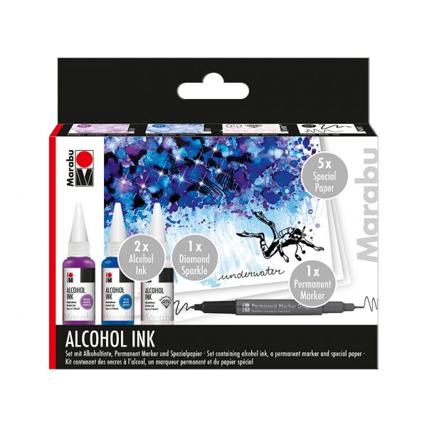 Marabu Alcohol Ink Sett – UNDERWATER