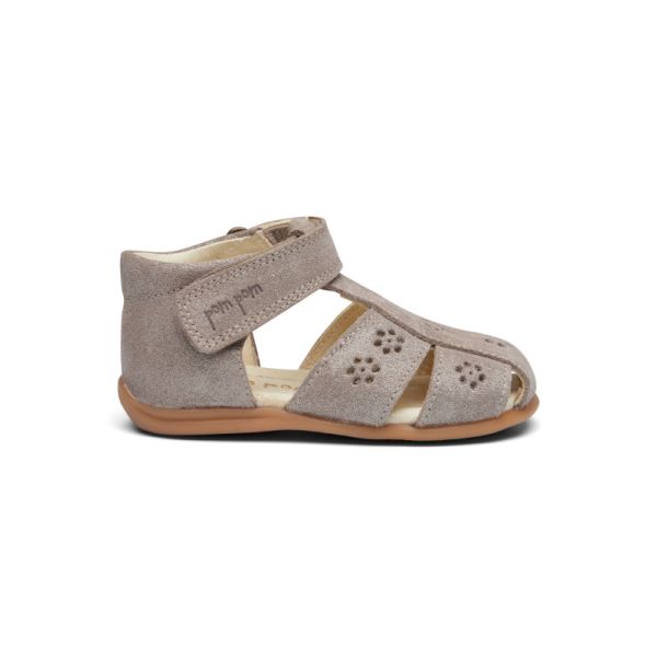Pom Pom | Sandal Flower Glitter - Silver