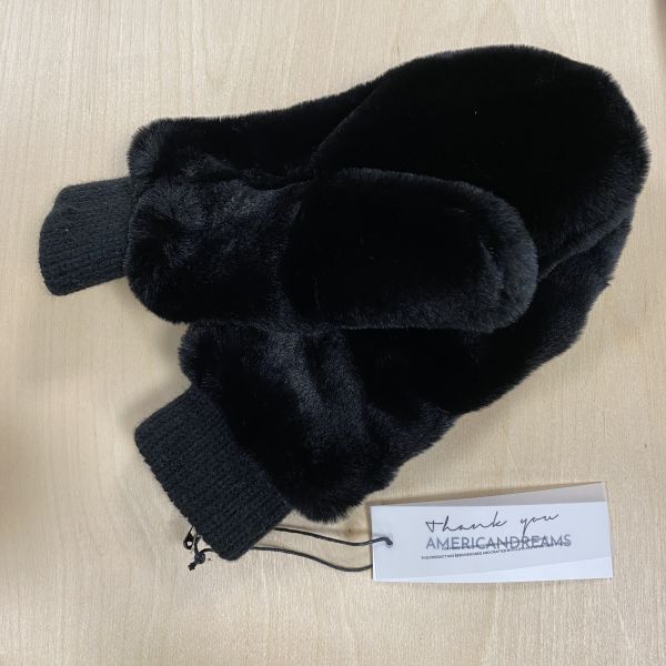 Ted Faux Gloves Black 