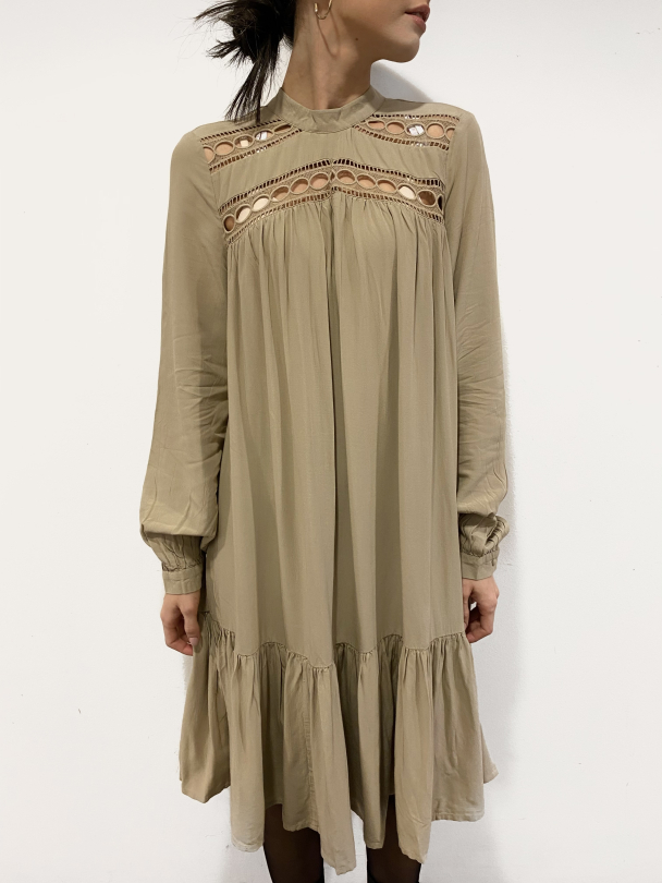 Rotilla Short Dress - Chinchilla - Image 1