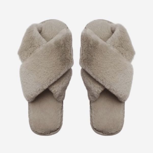 Lou Slippers Taupe
