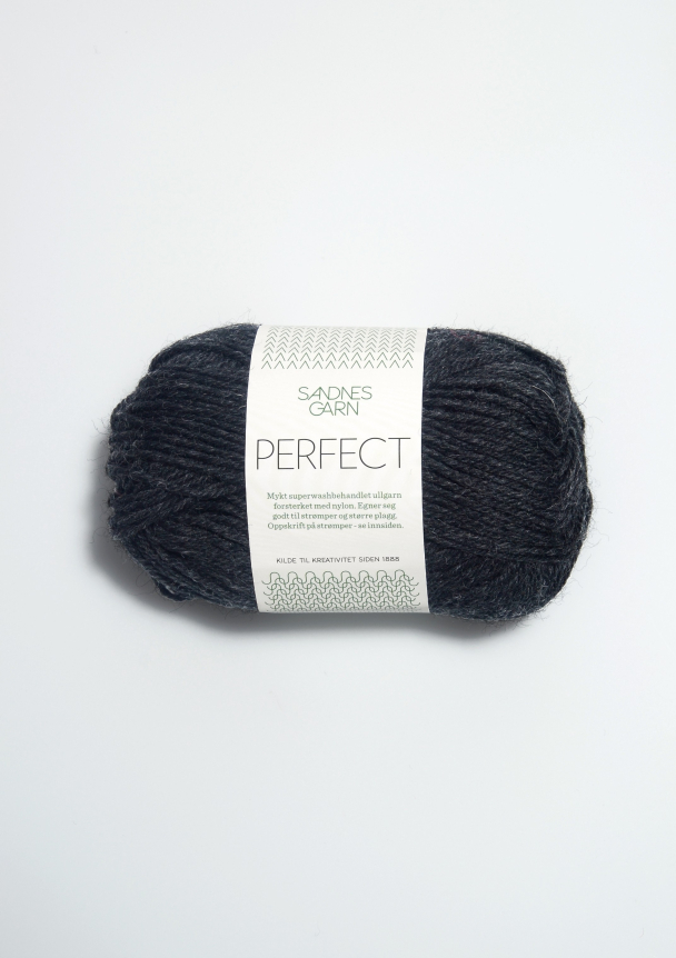 Perfect 1088 Koksmelert  - Sandnes Garn