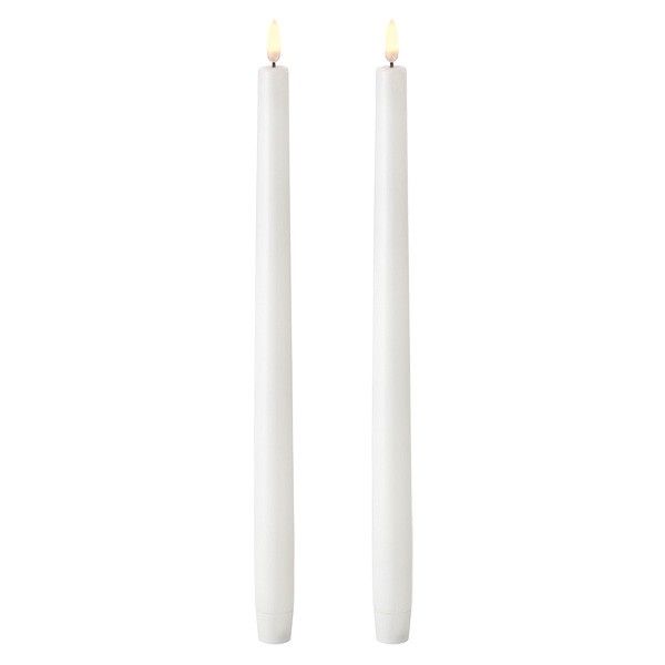 Led taper candle 2 pack H 35cm.