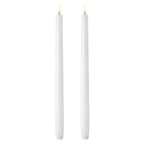 Led taper candle 2 pack H 35cm.