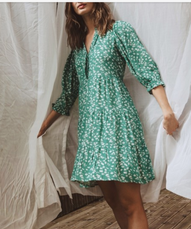 Lucy Dress - Apple - Image 2