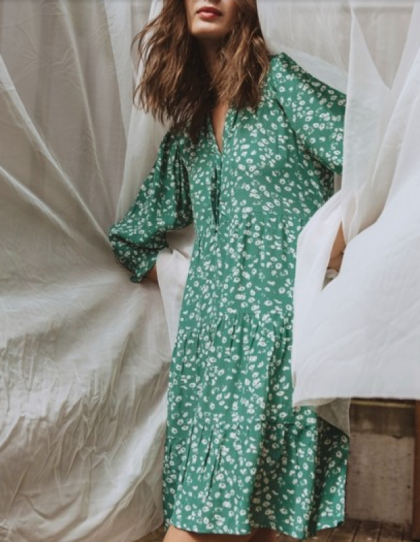 Lucy Dress - Apple - Image 3