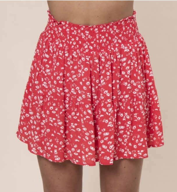 Thalia Mini Skirt - Strawberry - Image 2
