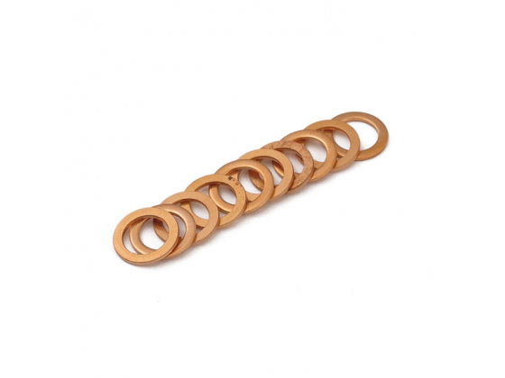 BRAKE LINE WASHERS, 3/8" (10MM). 