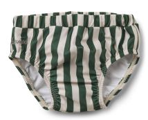 Frej Baby Swim Pants - Stripe Garden Green/Sandy