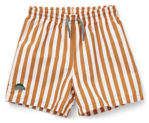 Liewood | Duke Badeshorts - Stripe Mustard/White