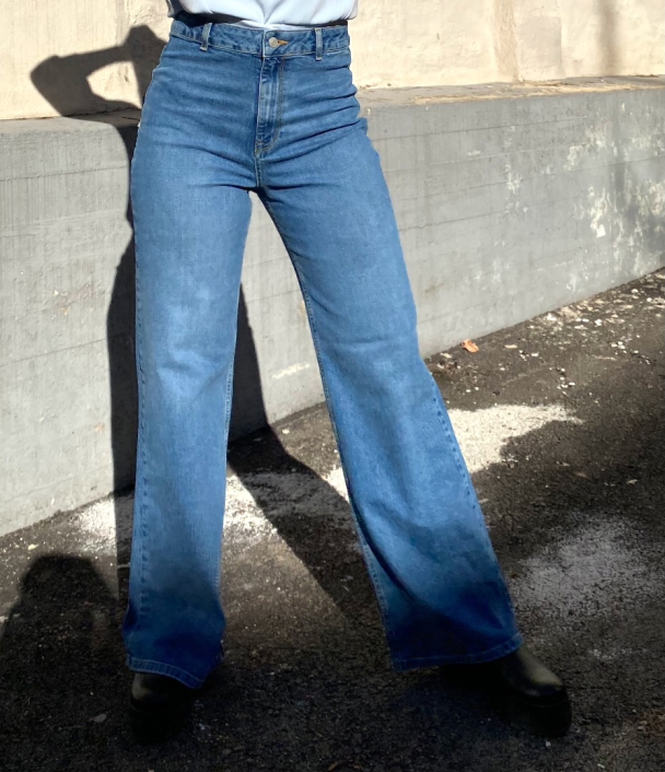 Asly Wide Jeans - Light Blue Denim - Image 1