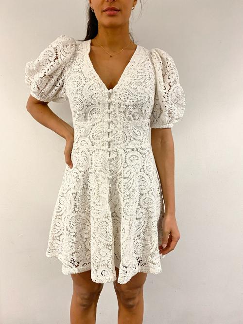 Deanna Dress - Bright White 