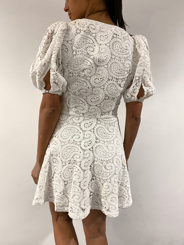 Deanna Dress - Bright White  - Image 2