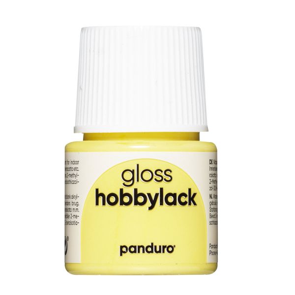Hobbylakk gloss Lemon 45 ml