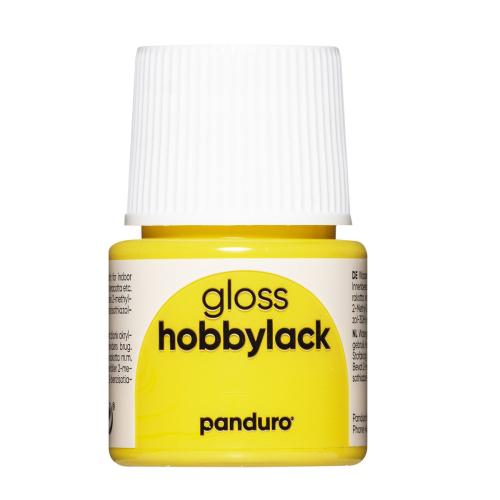 Hobbylakk gloss Yellow 45 ml