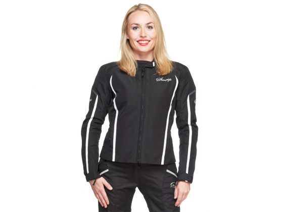 Sweep Milanese Dame Jakke Black/White