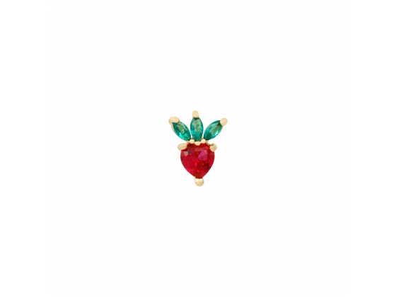 Strawberry - Singel ørepynt