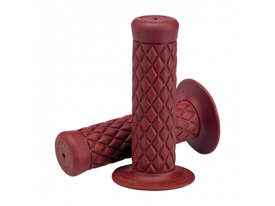 BILTWELL 1" TPV GRIPS THRUSTER OXBLOOD