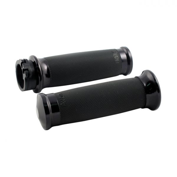  AVON CONTOUR GRIPS, BLACK ANODIZED