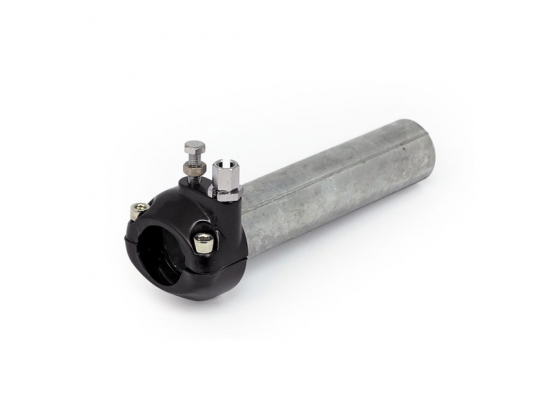 METAL THROTTLE GRIP 1"/25,4MM HANDLEBARS, BLACK