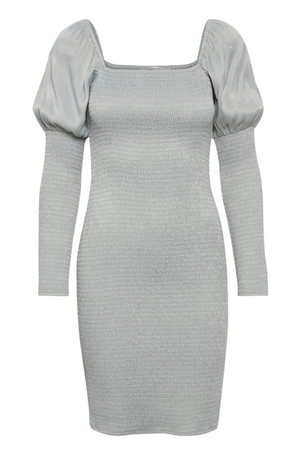 Sunna Short Dress - Slate Grey - Image 2