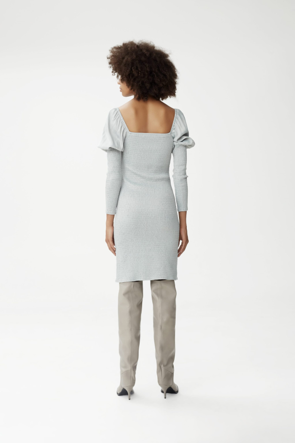Sunna Short Dress - Slate Grey - Image 5